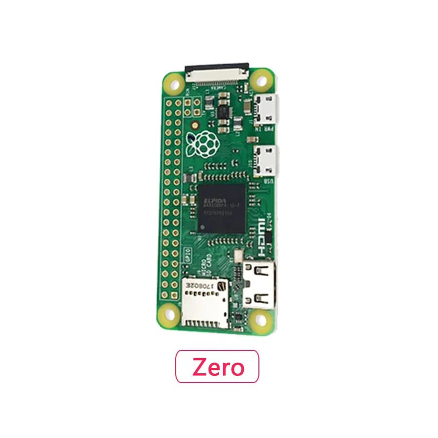 Raspberry Pi Zero Zero W Zero 2 W Zero-Solder Zero W-Solder mit gelötetem Kopf 512 MB Boardcom-Chip