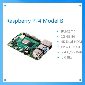 Raspberry Pi 4 Modell B Entwicklerboard-Kit RAM 2G 4G 8G 4-Kern-CPU 1,5GHz 3 Mal Schneller als Pi 3B+