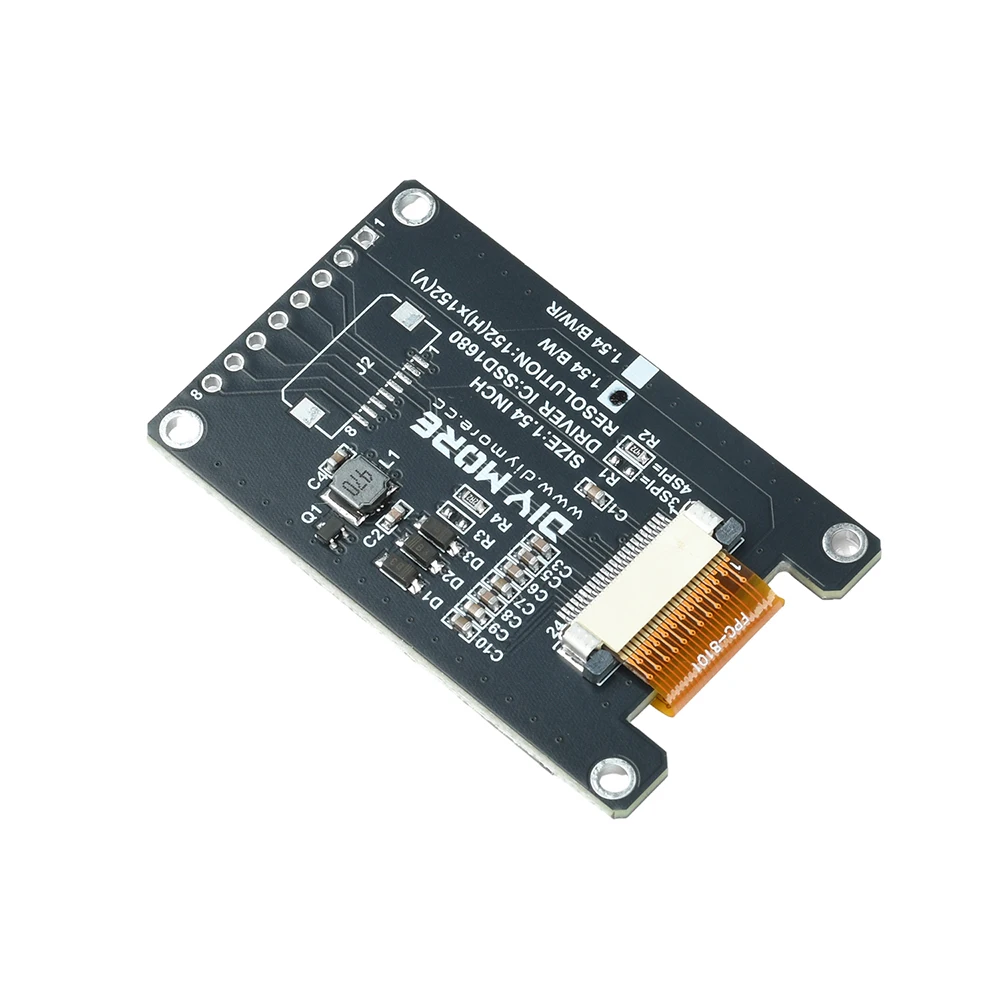 1,54 Zoll E-Paper-Displaymodul 152x152 SPI SSD1680 E-Ink-Bildschirm – Bild 4