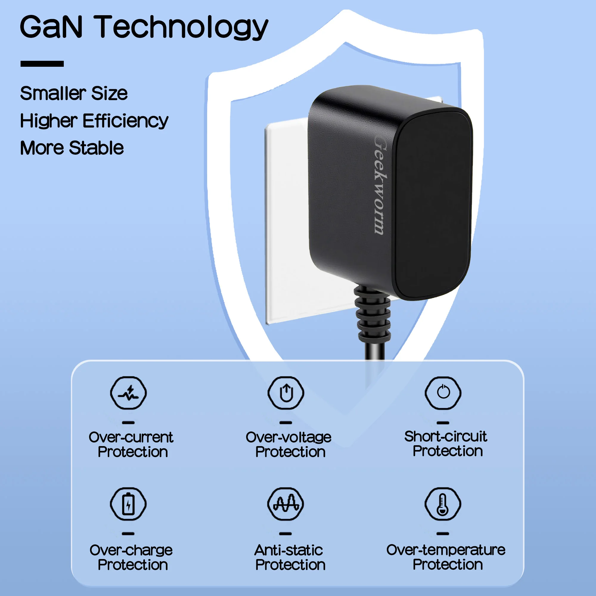 Geekbord Raspberry Pi 5 Netzteil XSL-GaN-PD 27 W 5,1 V 5 A USB-C – Bild 5