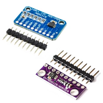 16 Bit I2C ADS1115 ADS1015 Modul ADC 4 Kanal mit Pro Gain Verstärker 2,0 V bis 5,5 V für Arduino RPi