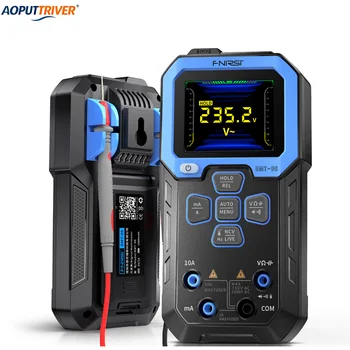 FNIRSI DMT-99 Digitalmultimeter 10000 Zählungen Auto-Ranging AC/DC Spannung Strom Kapazität NCV Leitungsprüfer
