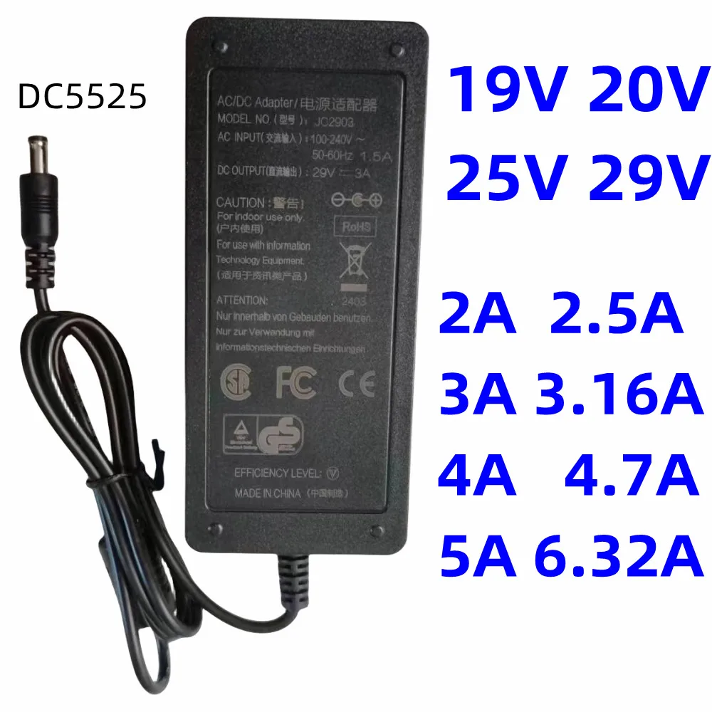 AC DC Adapter 13,5 V 5A Netzteil 12 V 15 V 16 V 18 V 19 V 20 V 24 V 25 – Bild 3