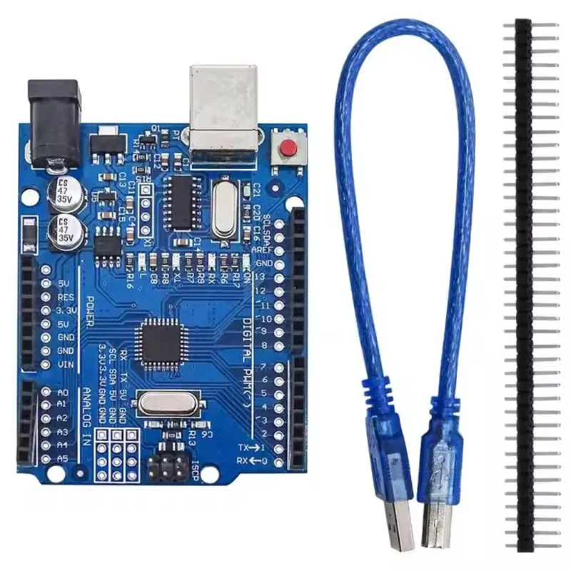 UNO R3 Board ATmega328P Entwicklungsboard mit Stiftleiste und Kabel – Bild 5