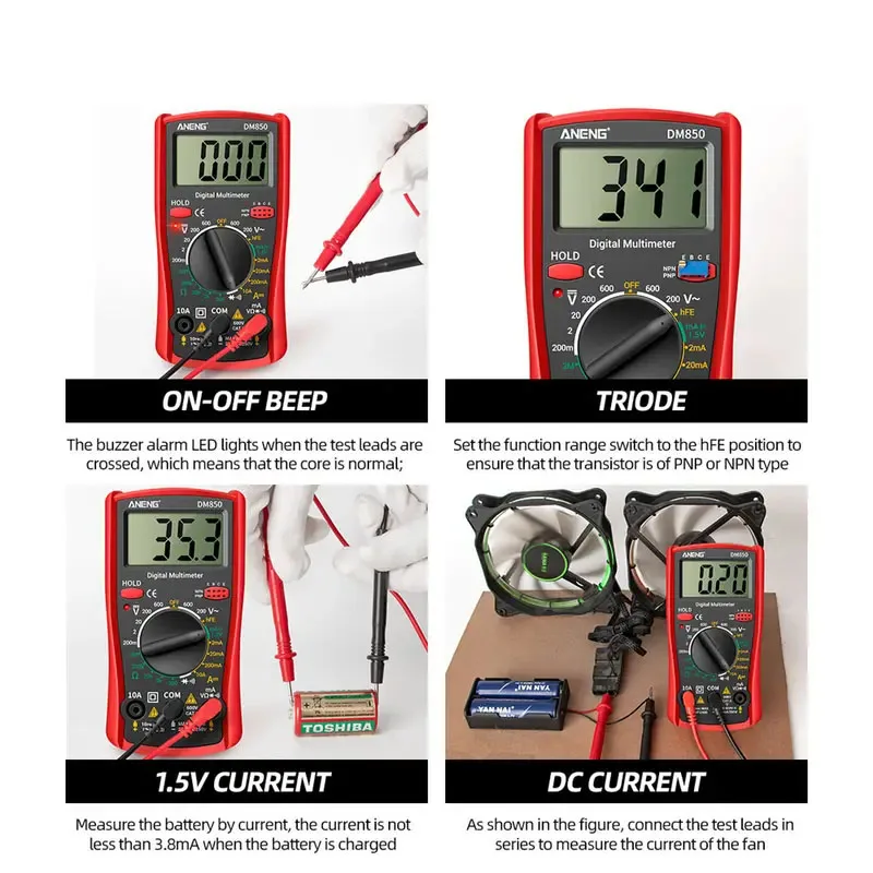 DM850 Professionelles Digitalmultimeter 1999 – Bild 3