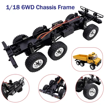 6WD-Chassis mit Doppelgeschwindigkeitsgetriebe, 370-Motor, Servo-Achse und Stoßdämpfern für Trx4m JJRC C8823