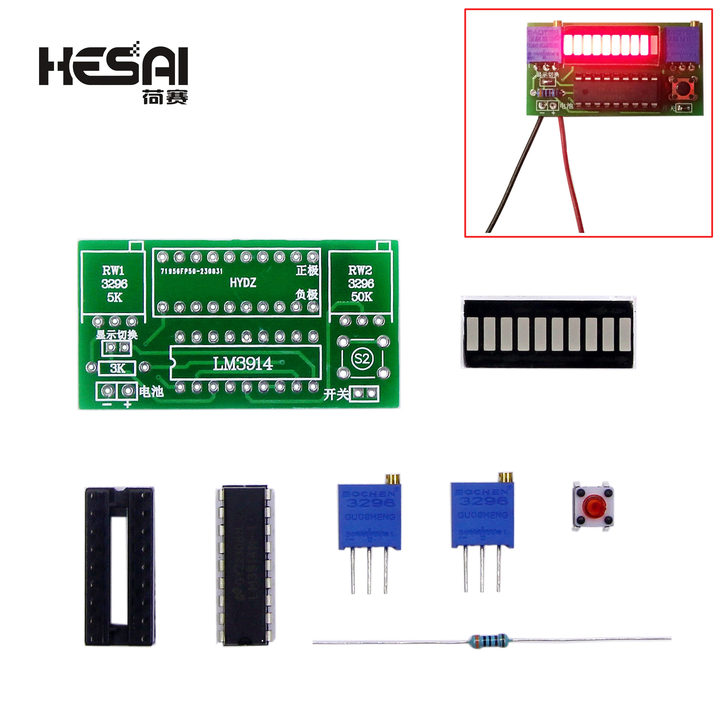 Elektronisches Lötset DIY-Produktionskit für Anfänger Praktisches Trainingsset Einführung in die Löttechnik
