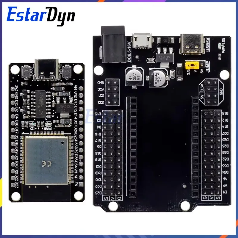 ESP32-Entwicklungsboard TYPE-C USB CH340C WiFi+Bluetooth Extrem – Bild 4