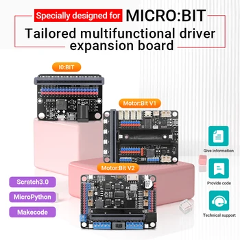 Microbit Expansion Board Treiber Development Board Anfänger Starter Kit Python Programmierung Mainboard