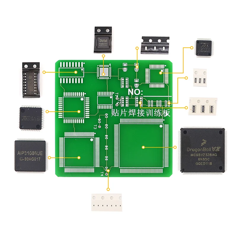 Löt praktiken smd Leiterplatten führte Elektronik smt Komponenten DIY – Bild 2