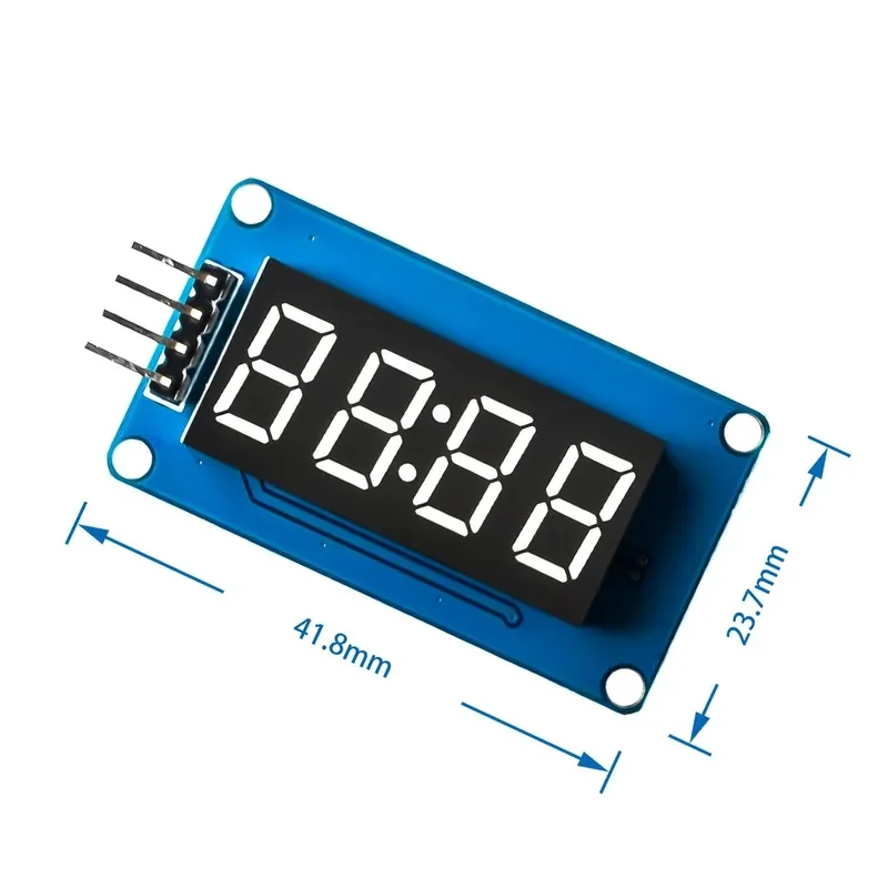 TM1637 LED-Anzeigemodul für Arduino, 7 Segmente, 4 Bits, 0,36 Zoll – Bild 2