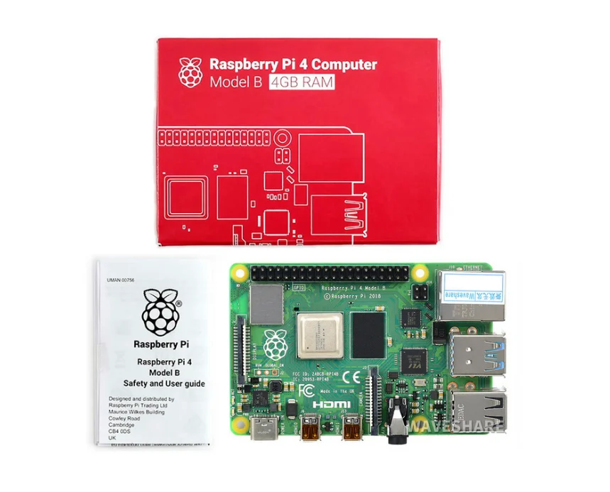 Raspberry Pi 4 Modell B 4B RAM 2 GB 4 GB 8 GB Core 1,5 GHz 4K – Bild 2