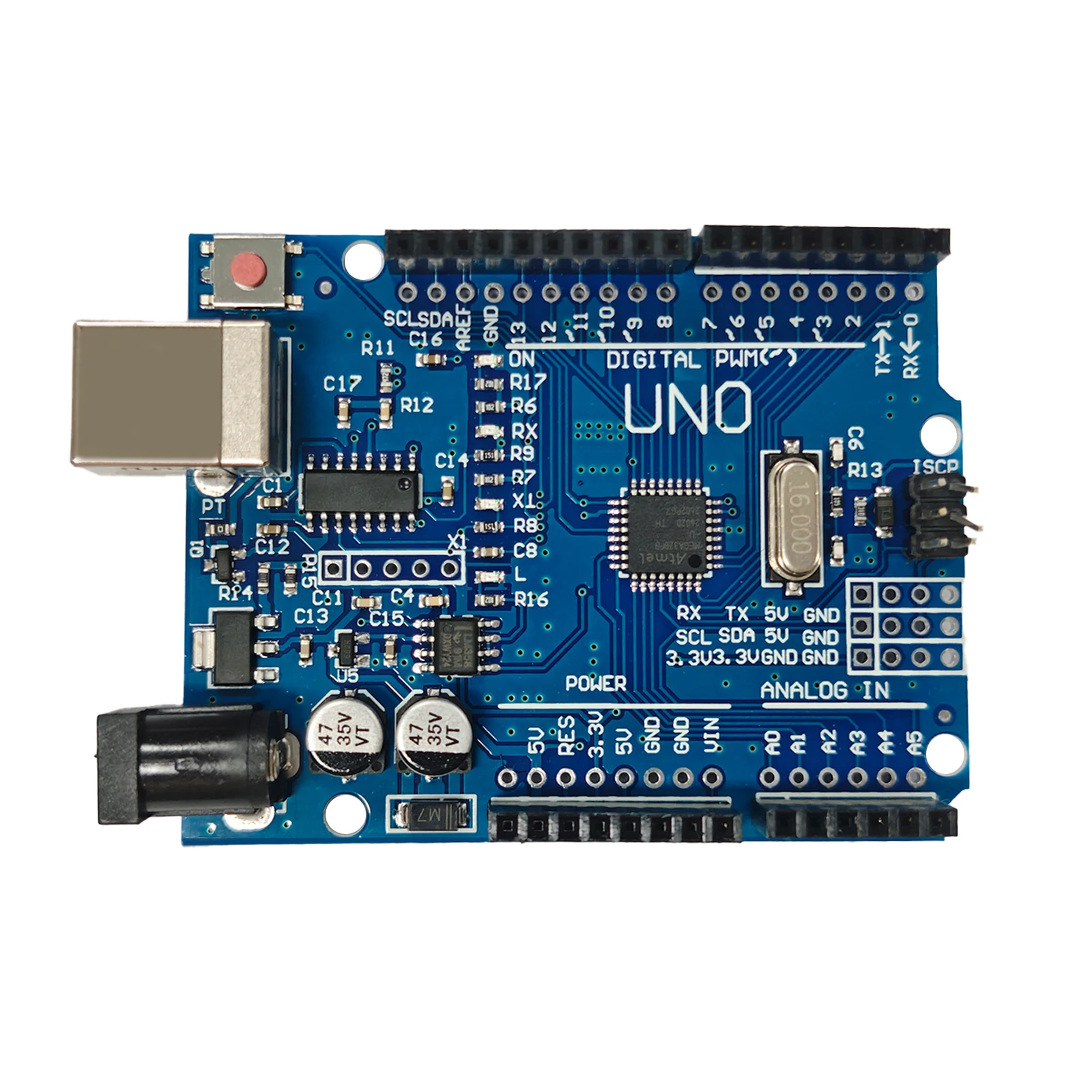 UNO R3 ATmega328P Entwicklungsboard CH340 Kompatibel mit Arduino IDE – Bild 4