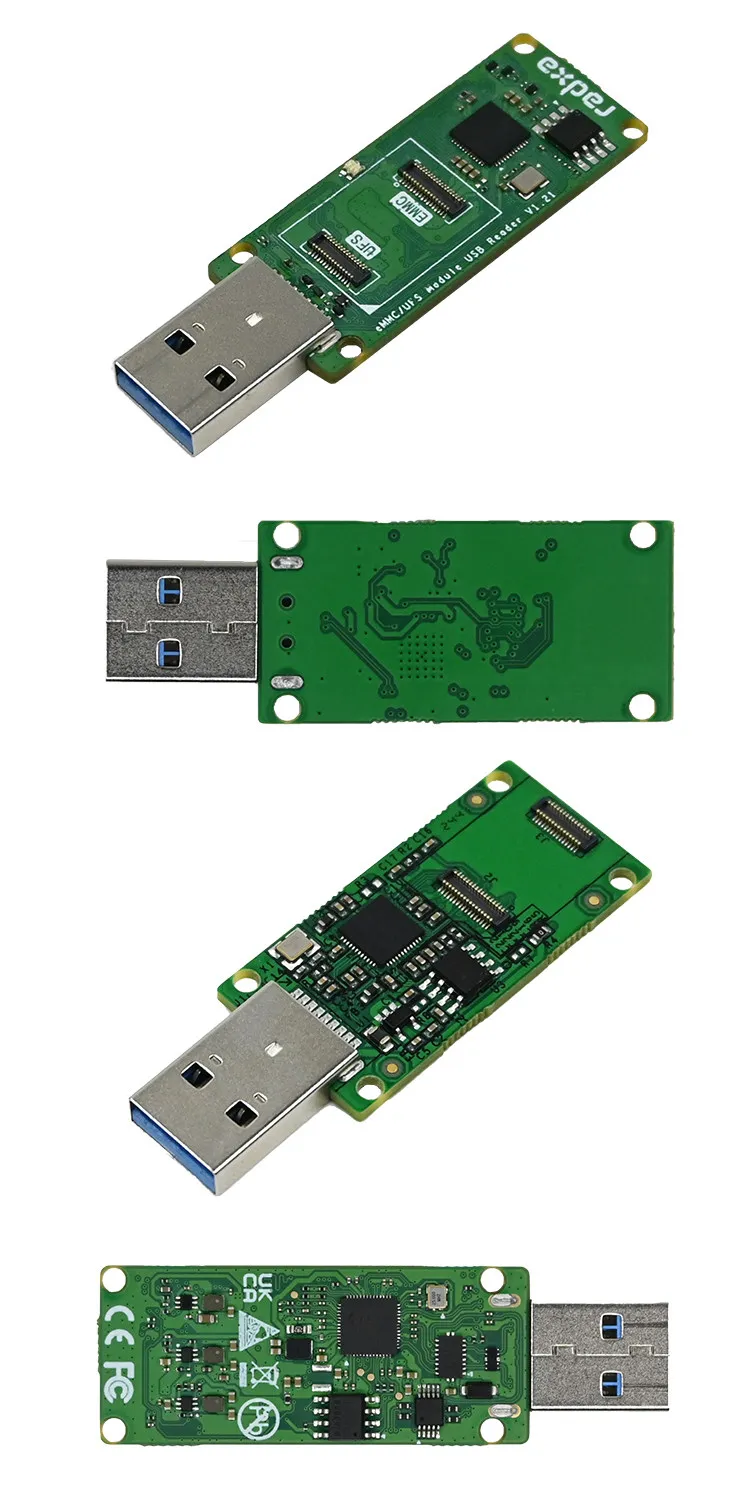 EMMC UFS Kartenleser Adapterplatine Orange Pi EMMC zu USB Lese – Bild 5