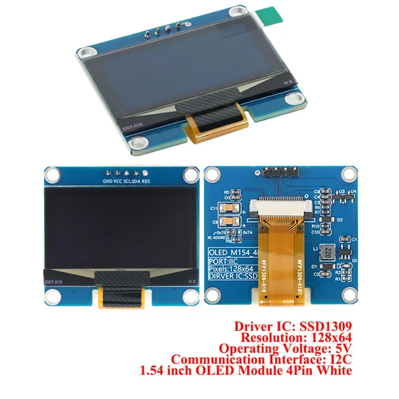 1,54'' 2,9'' 2,13'' 2,9 2,13 1,54 Zoll E-Paper-Modul E-Paper E-Ink Display-Bildschirm SPI Schwarz-Weiß