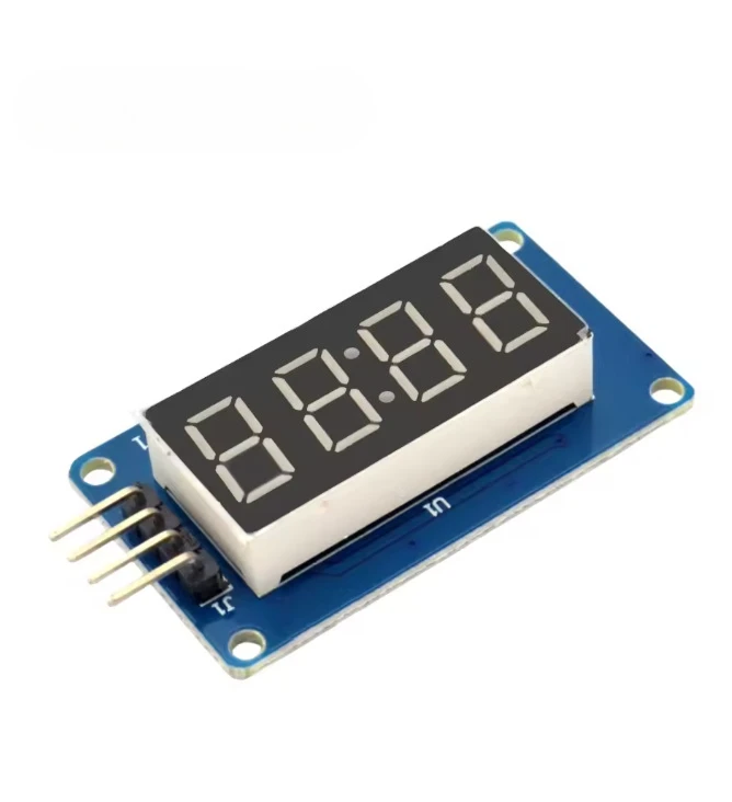 TM1637 LED-Anzeigemodul für Arduino 7-Segment 4-Bit 0,36 Zoll Uhr Rote Anode Digitalröhre
