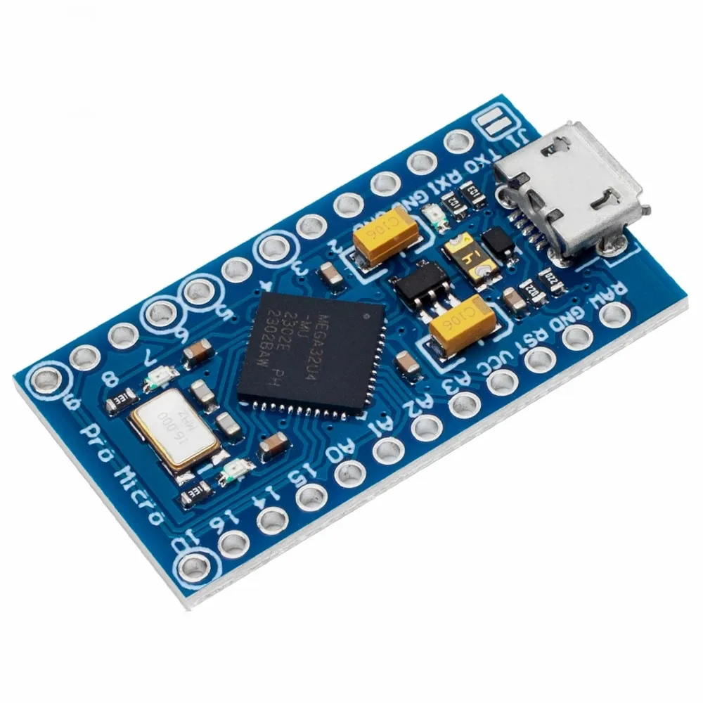 DIYTZT Pro Micro ATmega32U4 5V 16MHz Chip Ersetzen ATmega328 Für Arduino Pro Mini Mit 2 Reihe Pin Header