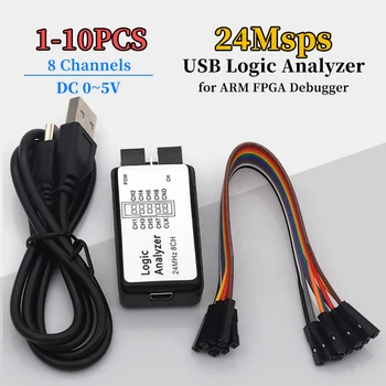 USB Logic Analyzer Mikrocontroller für ARM FPGA Debugger 24M Proben 8 Kanäle