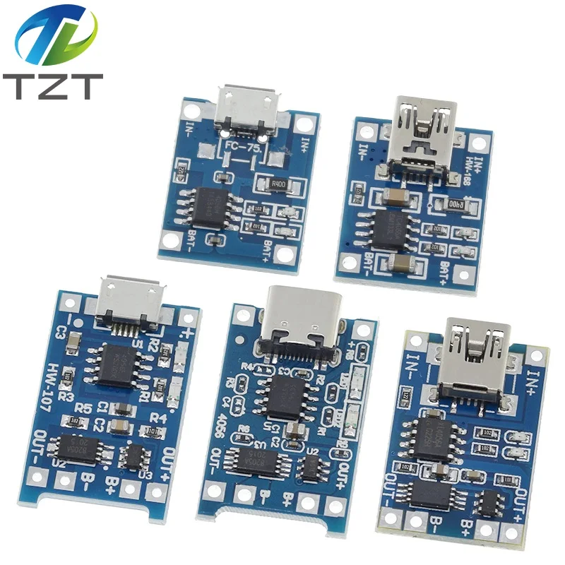 TZT Typ-C/Micro USB 5V 1A 18650 TP4056 – Bild 6