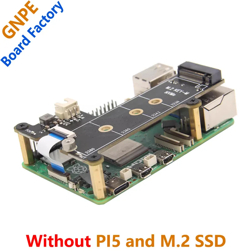 Raspberry Pi 5 PCIE M.2 NVMe-Protokoll M.2 Solid State Drive – Bild 4