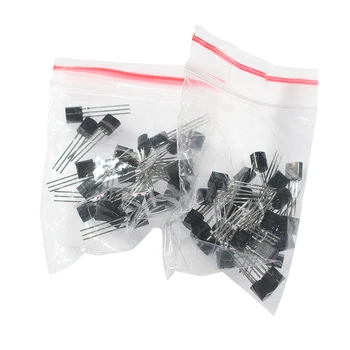2 n5551 2 n5401 npn-Transistor-Set, auf-92 Schalttransistoren-Kit für elektronische Komponenten (50 Stück)