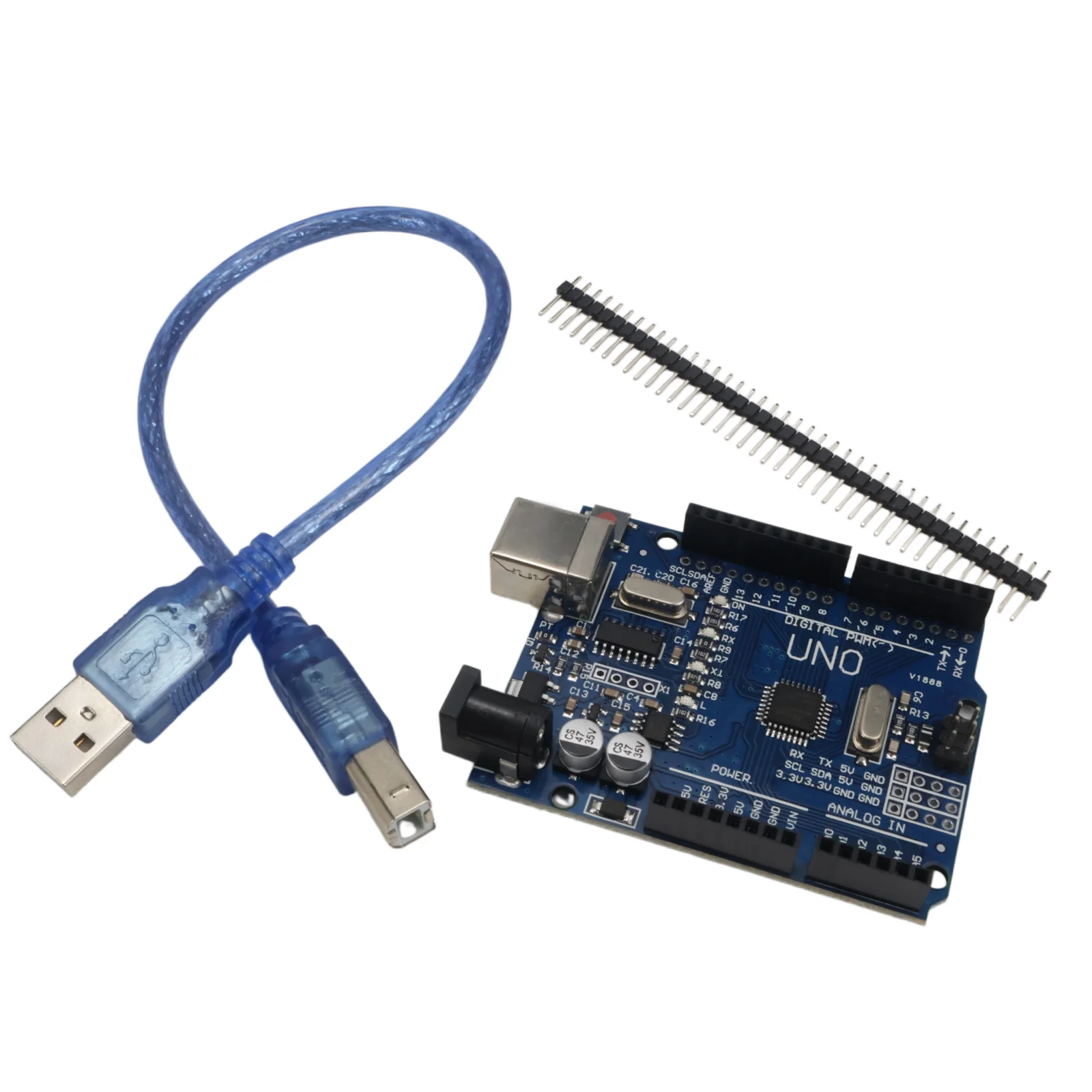 UNO R3 Entwicklungsboard ATmega328P CH340G Kompatibel mit Arduino IDE – Bild 2