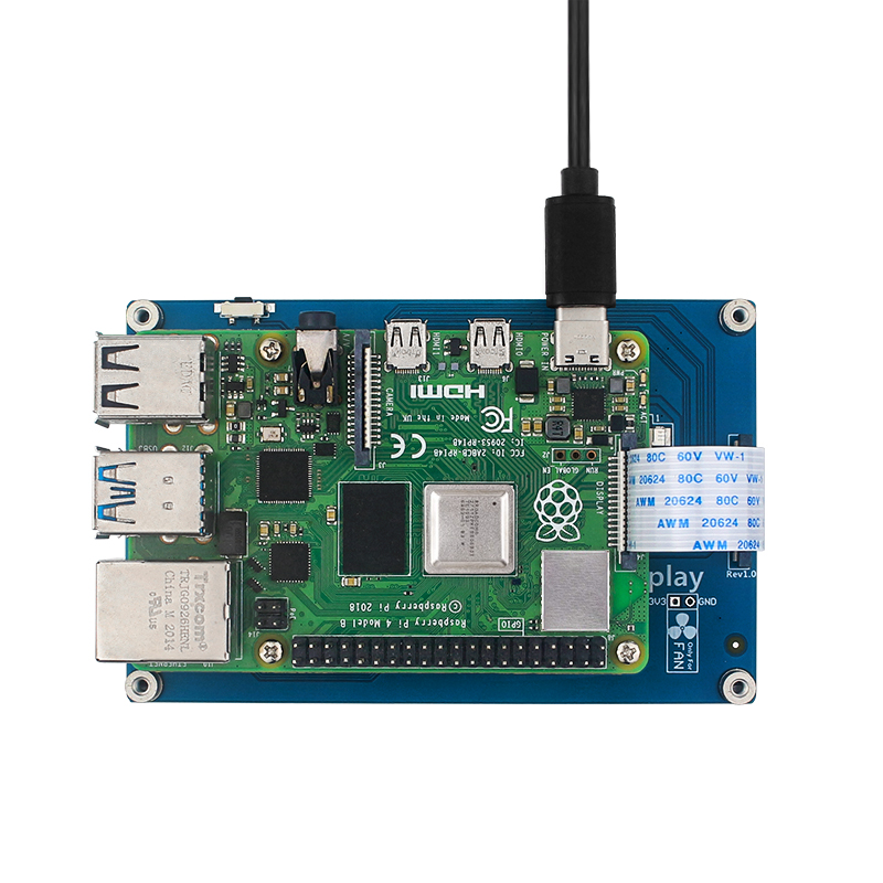 Raspberry Pi 4,3 Zoll DSI Touchscreen 800 x 480 IPS LCD-Modul MIPI TFT – Bild 2