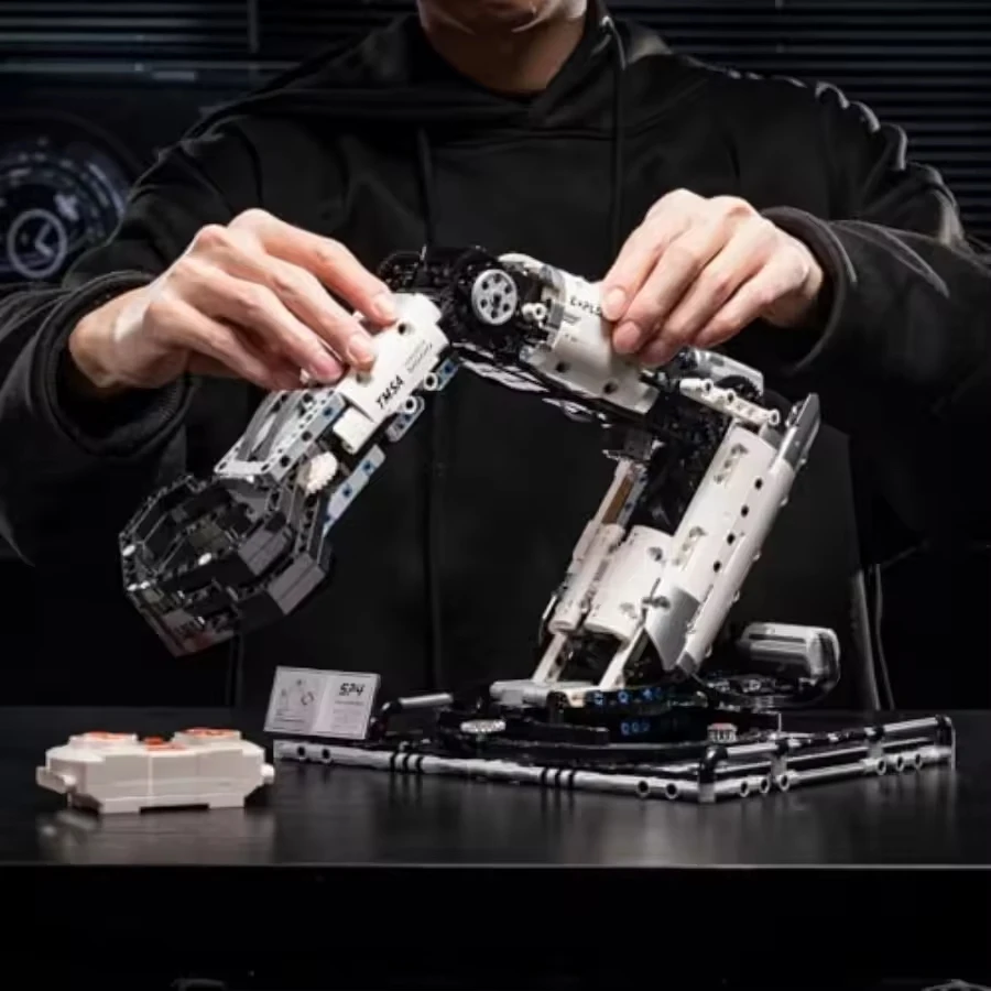 Programmierbarer Mehrachsen-Roboterarm aus Bausteinen - RC – Bild 5