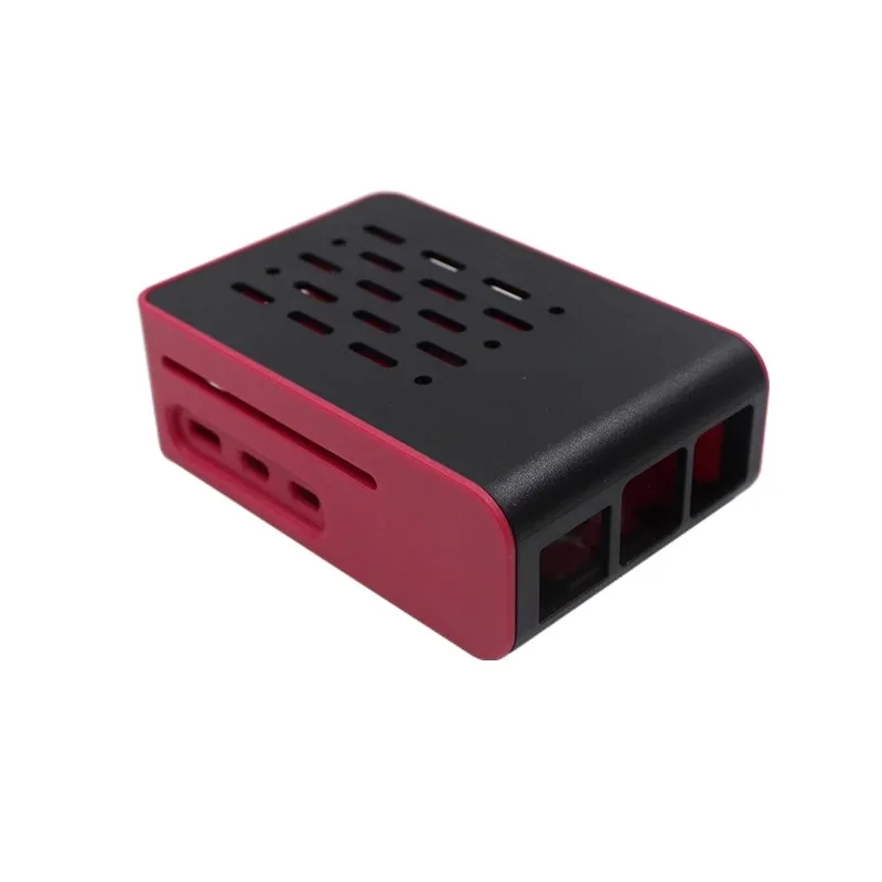 Raspberry Pi 5 rot-weiß Kühl koffer für aktiven Kühler – Bild 3