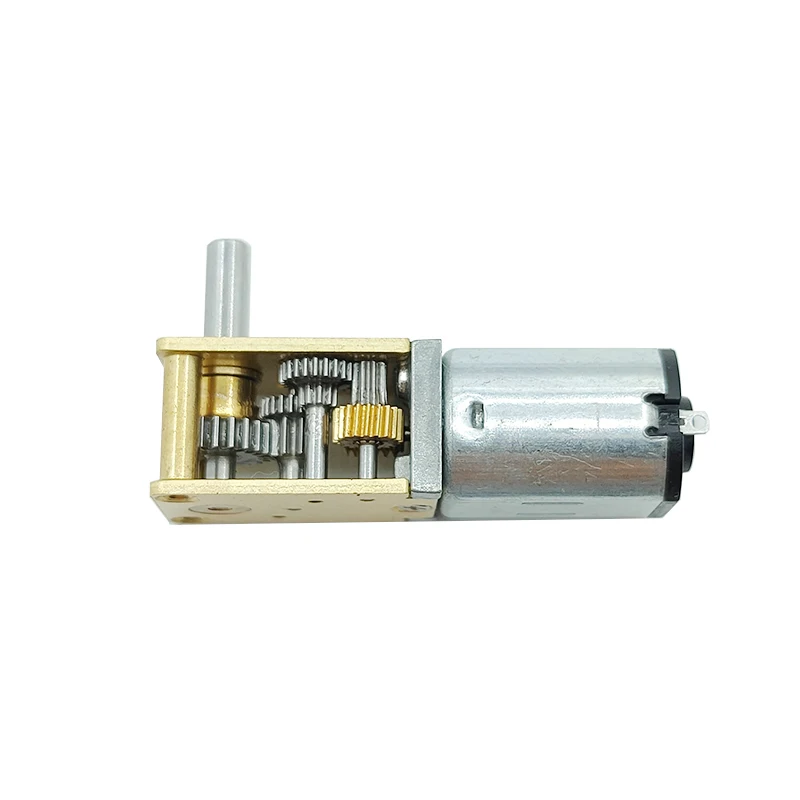 N20 Getriebemotor 12V 90 Grad D-Welle Mikro-Schneckengetriebe – Bild 3