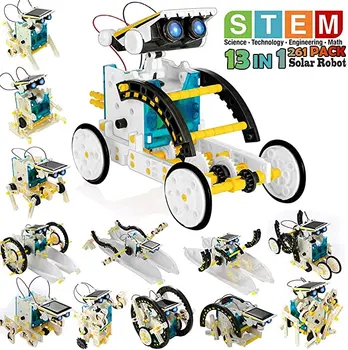 STEM 13-in-1 Bildung Solar Roboter Spielzeug DIY Gebäude Wissenschaft Experiment Kit für Kinder im Alter