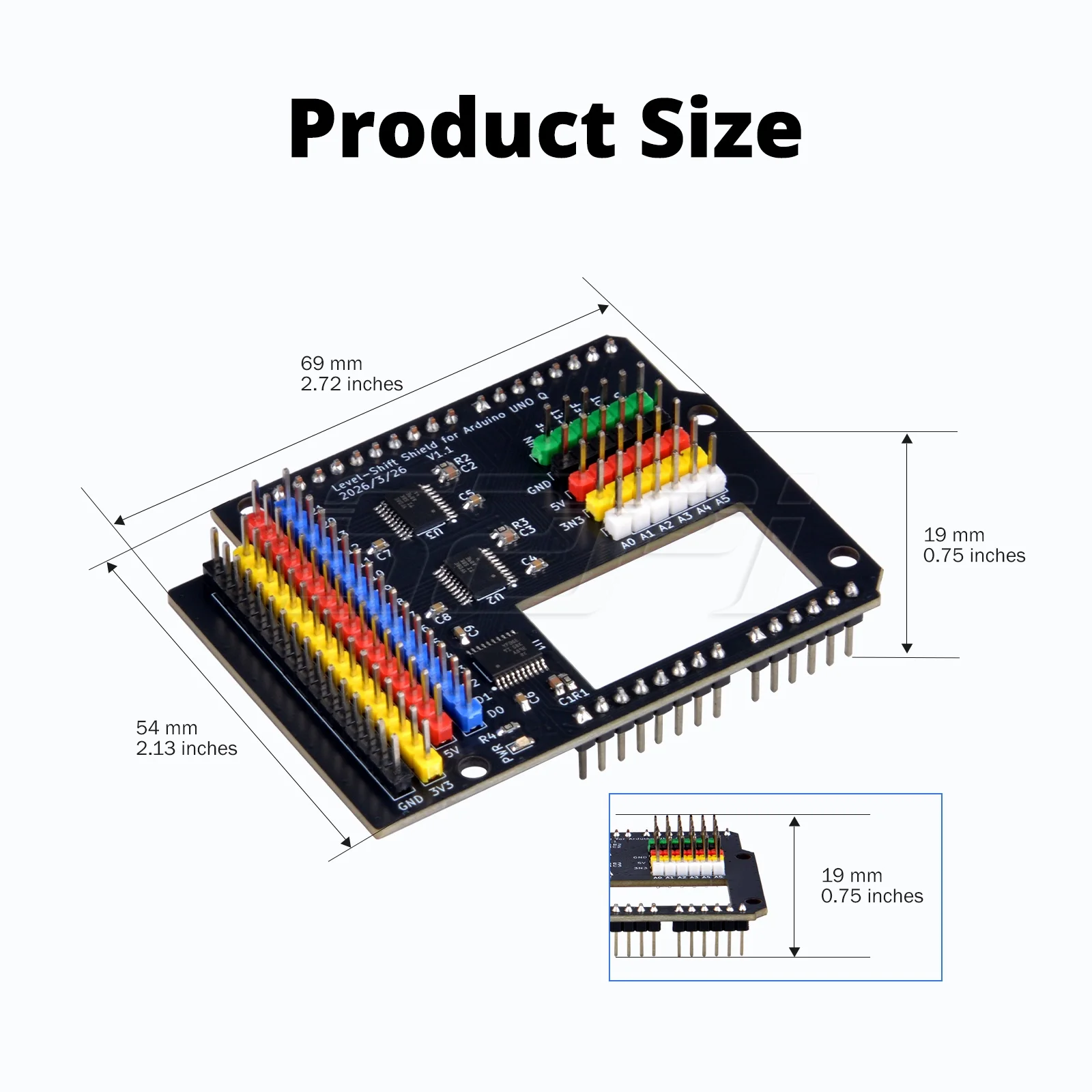 52Pi Level-Shift Shield für Arduino UNO Q – Bild 6