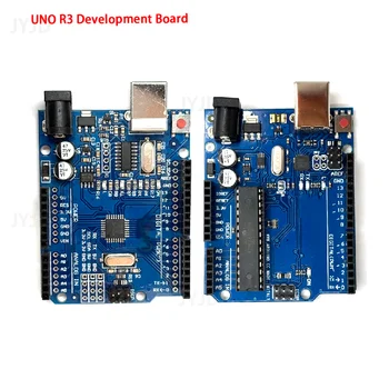 UNO R3 Entwicklungsboard ATMEGA328P CH340 / ATEGA16U2 kompatibel für Arduino mit Kabel R3 Proto Shield
