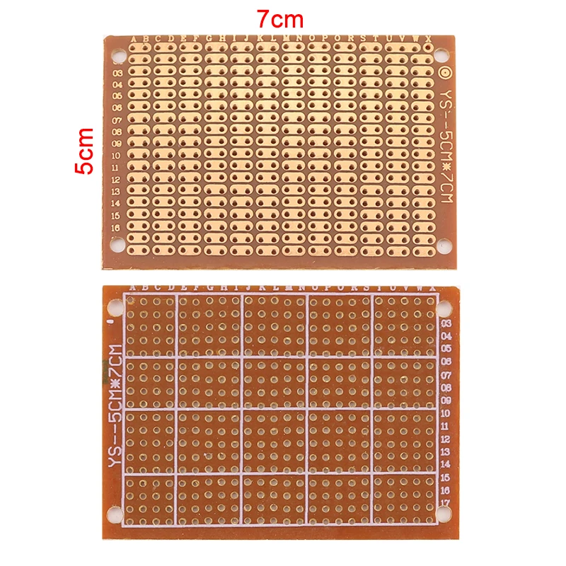 5*7cm DIY Prototyp Papier platine Universal Experiment (5 Stück) – Bild 3