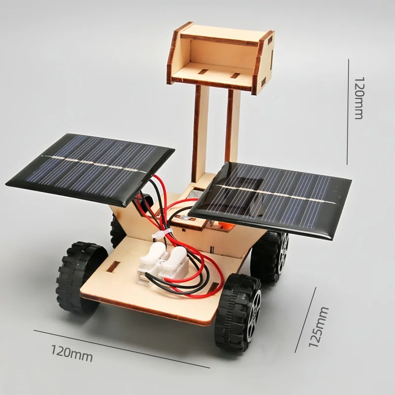 DIY Montieren Solar Auto STEM Spielzeug Kreative Erfindungen Motor – Bild 2
