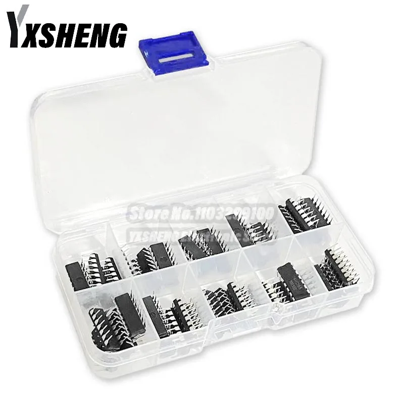 Elektronische Komponenten Sortiment Kit Box 74HC00 74HC02 (50 Stück) – Bild 2