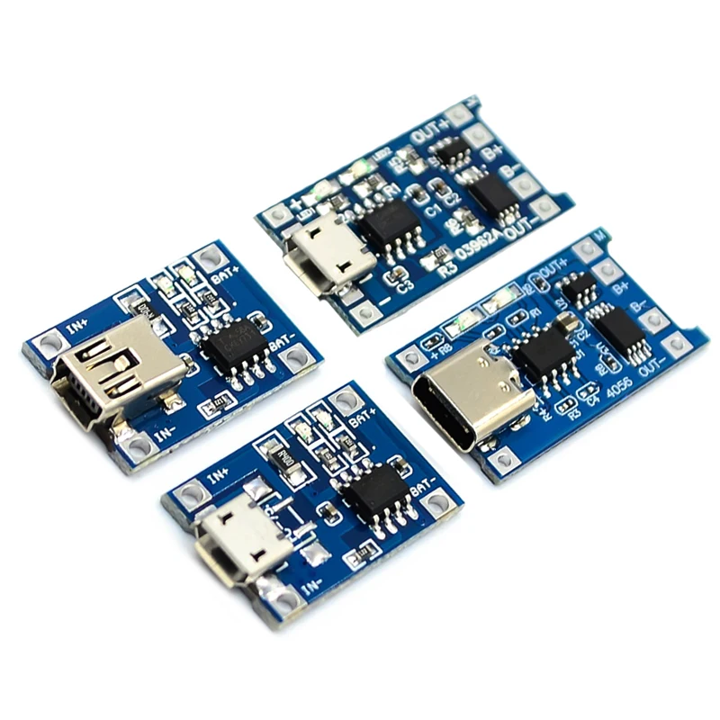 Typ-C/Micro-USB 5V 1A 18650 TP4056 (5 Stück) – Bild 3