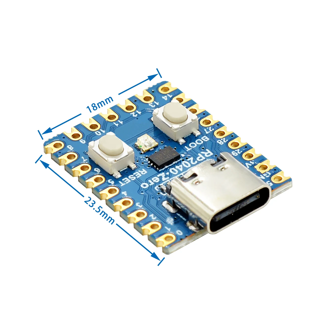 RP2040-Zero RP2040 für Raspberry Pi Mikrocontroller PICO Development Board Modul Dual-core Cortex M0
