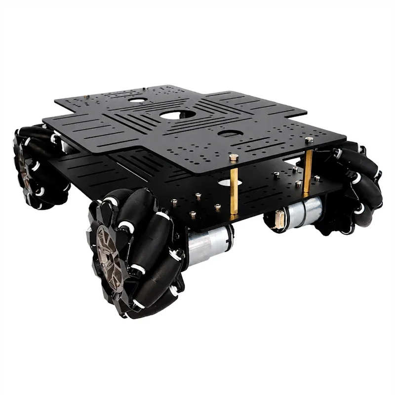 15kg Nutzlast 4WD Mecanum-Rad Roboter-Auto-Kit mit 12V-Motoren – Bild 5