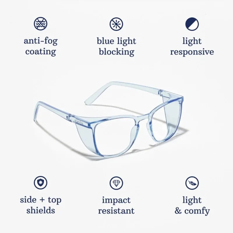 Schutzbrille, Anti-Beschlag-Brille, Schutzbrille, Seitenschutz – Bild 4
