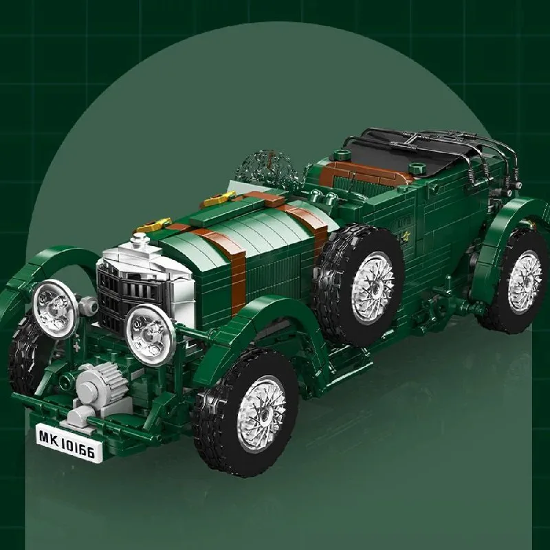 Klemmbausteine Oldtimer-Bausteine, europäischer klassischer Rennwagen – Bild 2
