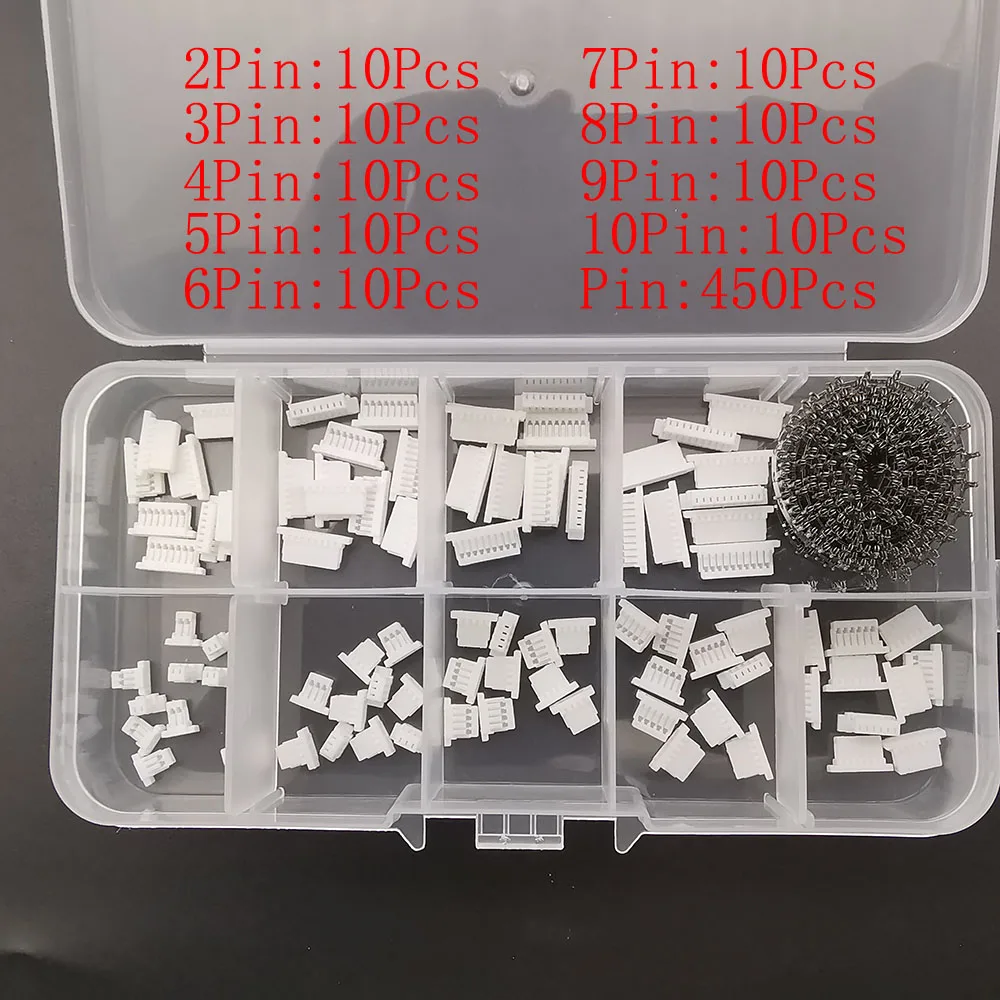 1 Box JST SH 1,0 2 3 4 5 6 7 8 9 10 Pin SH 1,0 mm Pitch Buchse Gehäuse – Bild 3