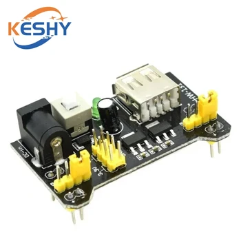 MB102 Breadboard-Netzteilmodul 3,3V 5V Lötfreies Steckbrett DIY für Arduino