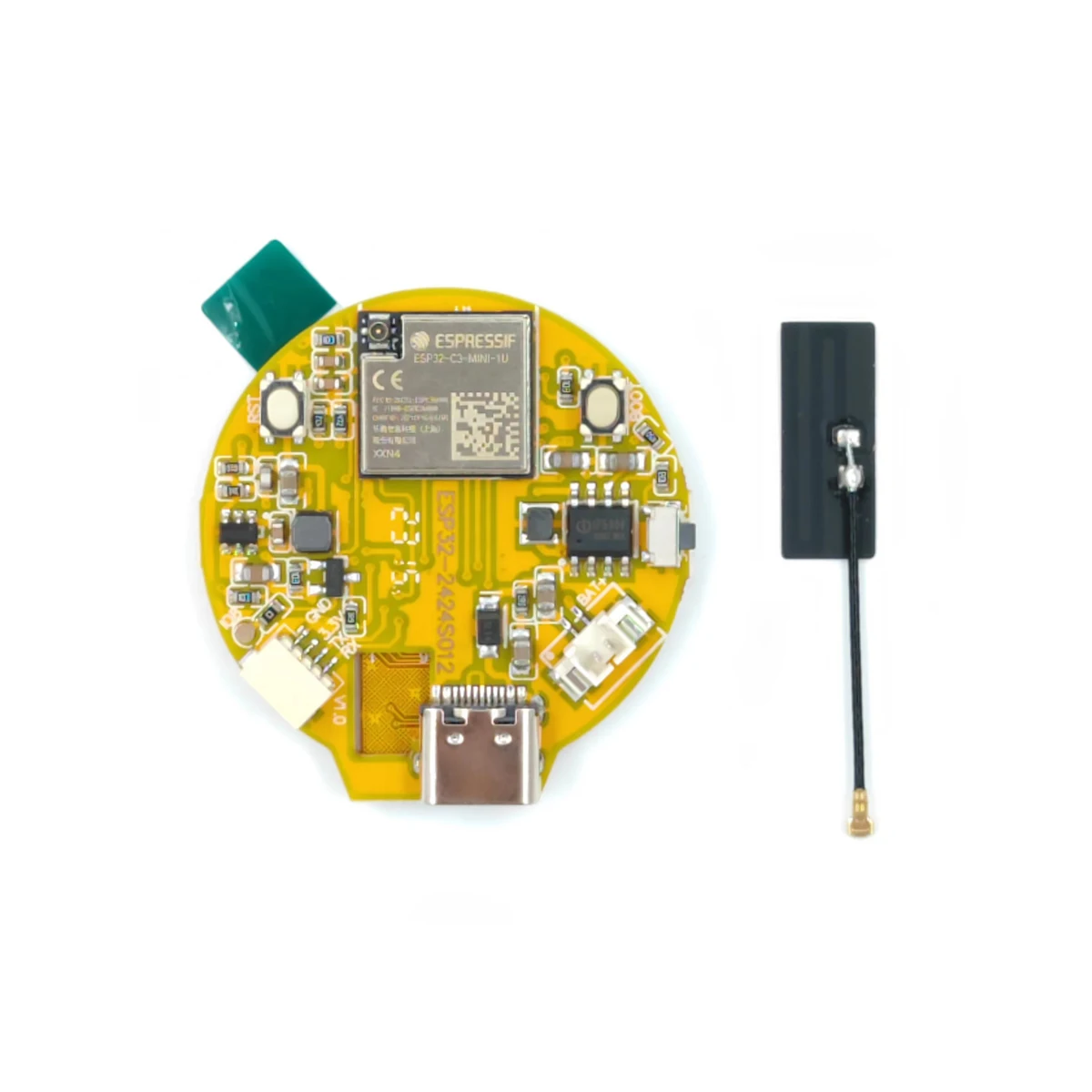 ESP32-C3 1,28 Zoll rundes Display GC9A01 IPS-LCD-Bildschirm ESP32 WIFI – Bild 2