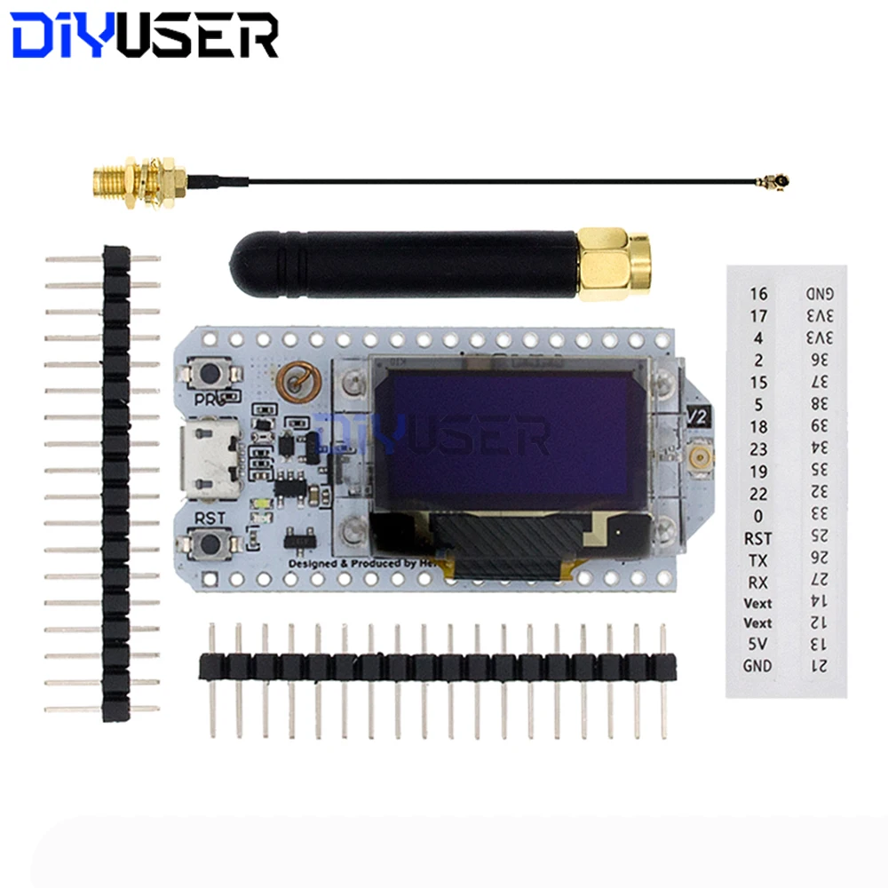 SX1276 LoRa ESP32 Entwicklungsboard mit 0,96 Zoll Blauem OLED, WLAN – Bild 2
