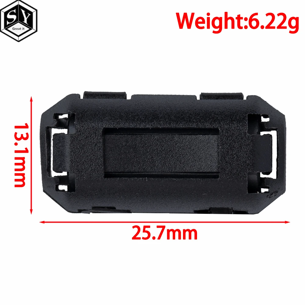 5mm Clip-Auf Ferrit Ring Core Noise Suppressor Für EMI RFI Clip Kabel – Bild 4