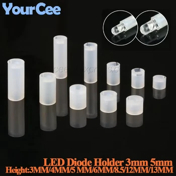 LED-Diodenhalter 3mm 5mm Clip-Einfassung Sockelhalterung DIY Leuchtdioden-Abstandshalter (100 Stück)