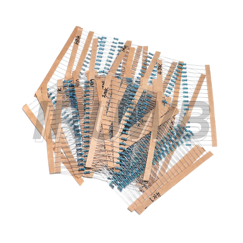 30 Arten 1/4 W Widerstand 1 % Metallschichtwiderstandspaket – Bild 4