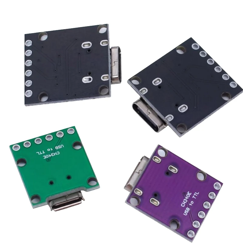 CH340E USB-zu-TTL-Seriell-Adaptermodul Typ-C/Micro-USB Optional – Bild 5