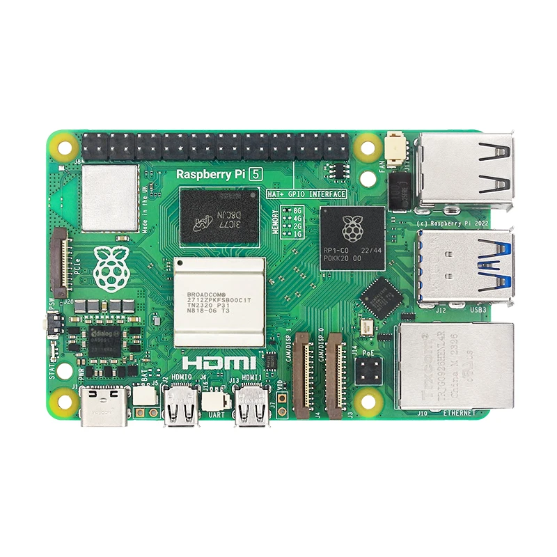 Raspberry Pi 5 16 GB 8 GB 4 GB RAM BCM2712 2,4 GHz VideoCore VII GPU 4Kp60 PCIe 2.0 RTC optionale